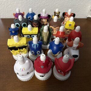 Lot Of 21 Good 2 Grow Variety Set Juice Toppers Disney Paw Patrol Marvel DC